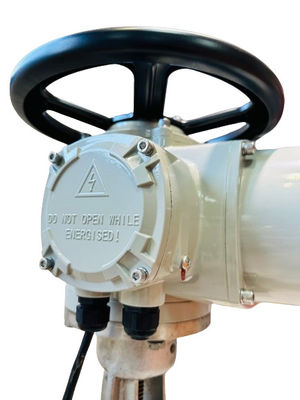 Metal Electric Straight Stroke Valve Actuator IP67 Three Phase AC380V