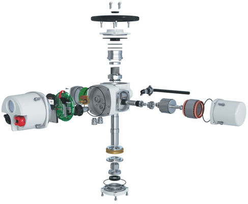 IP67 On Off Valve Electric Actuator Torque Protection Multi Turn Electric Actuator